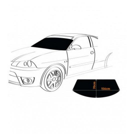 Clona proti námraze 156x70cm - čierna