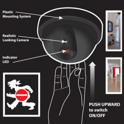 Atrapa bezpečnostnej kamery 2xAA V2