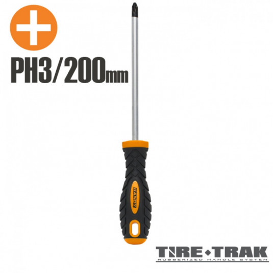 Skrutkovač krížový 200 mm PH3