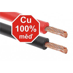 Káble štartovacie 200 A 2,5m 100% meď ZIPPER BAG