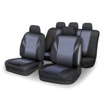 Poťahy sedadiel sada 9ks POLY farebné AIRBAG