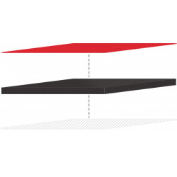 Autopoťahy Classic plus bordovo-čierne (frote-textil)