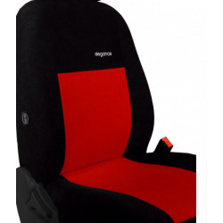 Autopoťahy Elegance šedo-čierne (velour-velour)