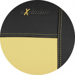 Autopoťahy Exclusive Leather béžovo-čierne (koža)