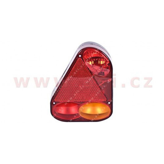 Zadné svetlo ľavé - výška 220mm - gumová priechodka pre kabeláž