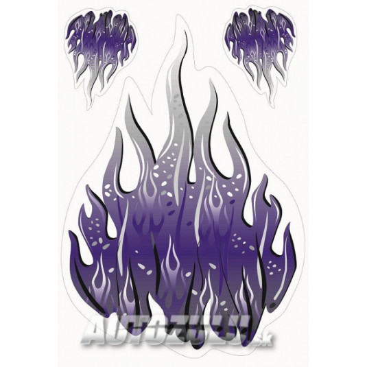Samolepka "Plamene set"