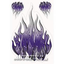 Samolepka "Plamene set"