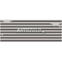 Samolepka na bok auta tuning sivá