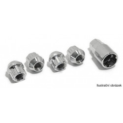 Poistné matice kolies F M12x1, 25 kužeľové sedlo