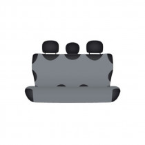 Bavlnené autotričko zadné sivé