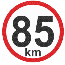 Samolepka reflexná veľká - 85km