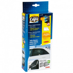 Slnečná clona naťahovacia 2ks - lichobežníkový tvar