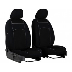 Predné autopoťahy Tuning 1+1 100% čierne 2ks