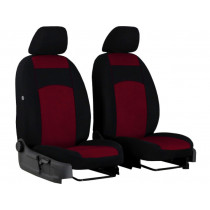 Predné autopoťahy Tuning 1+1 100% bordové 2ks