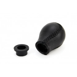 Hlavica radiacej páky kožená obyčajná – čierna niť