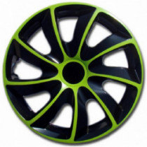 Puklice 15 palcové zeleno-čierne