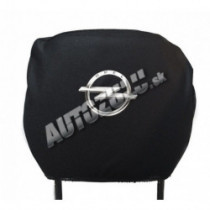 Poťah na hlavovú opierku-čierna Opel 2 ks