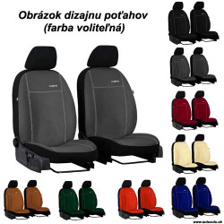 Poťahy pre MERCEDES VITO 1+1 W639 (2003-2014) Comfort (Alcantara)