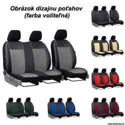 Poťahy pre CITROËN JUMPER 2+1 II (2006-2015) Exclusive Leather (koža)