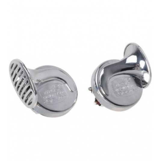 Fanfára slimáka chróm s relátkom 12V