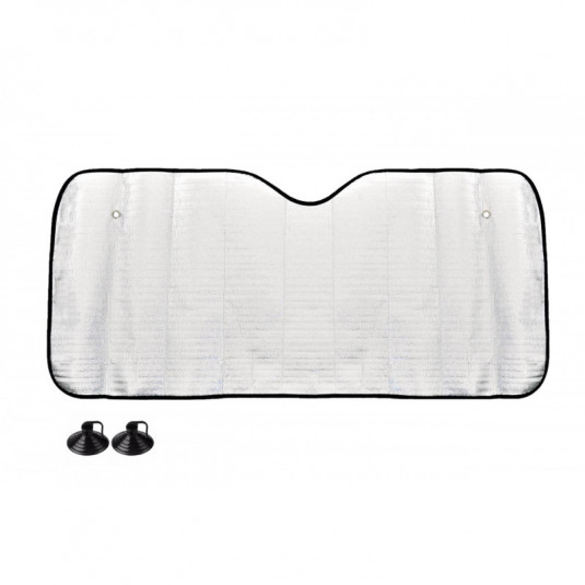 Clona na predné sklo strieborná - 150x80 cm