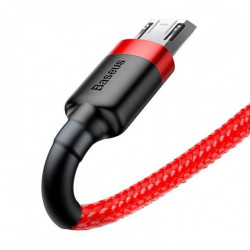 Kábel USB na micro USB BASEUS Cafule 1,5A 200cm červený
