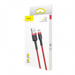 Kábel USB na micro USB BASEUS Cafule 1,5A 200cm červený
