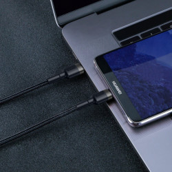 Kábel USB-C na USB-C BASEUS Cafule PD 2.0, QC 3.0, 60W, 200 cm
