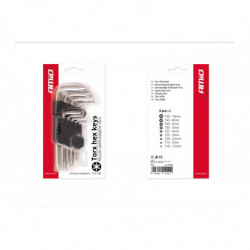 Kľúče TORX krátke 125mm 9 ks TKS