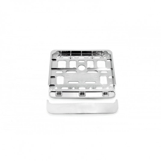 Podložka pod ŠPZ na skúter, motocykel - metalíza