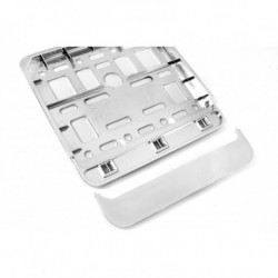 Podložka pod ŠPZ na skúter, motocykel - metalíza