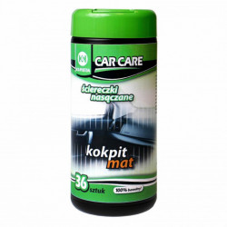 Vlhčené obrúsky na palubnú dosku matné 36 kusov