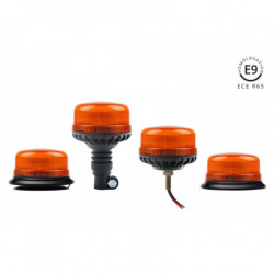 Výstražný maják pevný W03B na 3 skrutky R65 R10 36LED 12 / 24V IP56