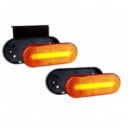 Svetlo obrysové oranžové - oválne LED- OM-01-O