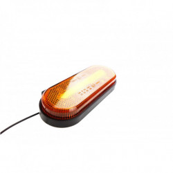Svetlo obrysové oranžové - oválne LED- OM-01-O