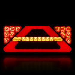Svetlo zadné združené LED dynamické ĽAVÉ RCL-02-L