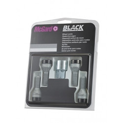 Bezpečnostné šróby McGard M14x1,5x31mm 60° BLACK EDITION