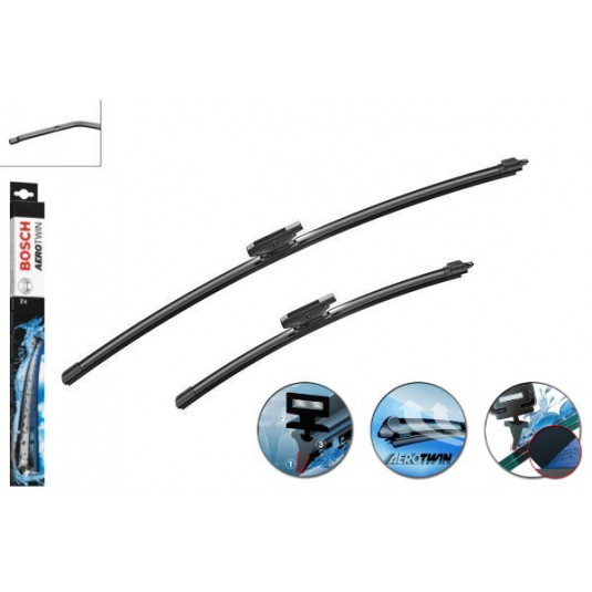 Stierače Bosch Aerotwin sada pre CITROËN C4 Cactus [E3] (02.14-súč.) 650/425mm