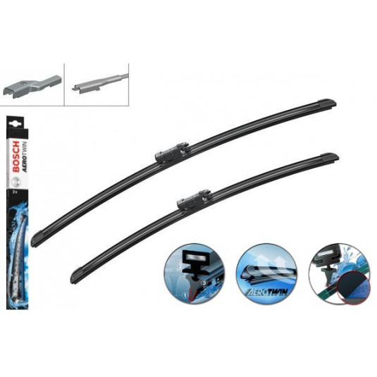 Stierače Bosch Aerotwin sada pre LAND ROVER Range Rover Evoque Cabrio (03.16-súč.) 600/530mm V2