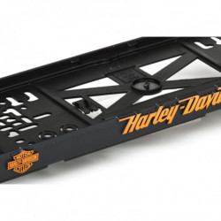 Podložka pod ŠPZ 3D HARLEY DAVIDSON oranžová