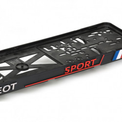 Podložka pod ŠPZ 3D PEUGEOT SPORT