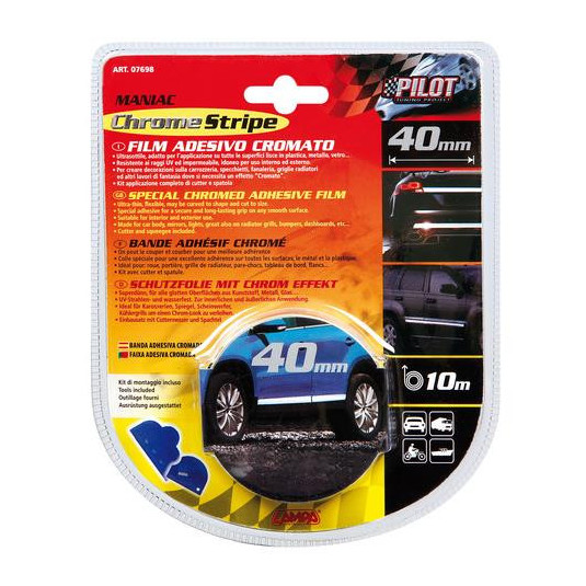 Chrómová lišta MANIAC 40