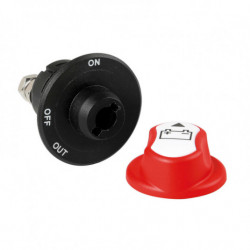 Spínač akumulátora 3-polohový 12/32V max 100A