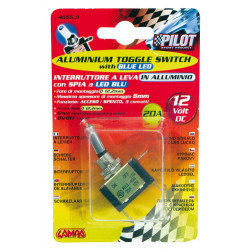 Spínač páčkový 12 V 20 A zelený Model 3