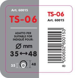 Koncovka výfuku  (Ø výfuku do 48mm) TS-06