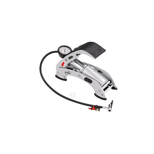 Hustilka nožná s manometrom