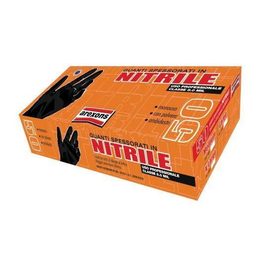 Ochranné rukavice NITRILE spesso č. L 50ks