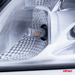 LED žiarovky CANBUS 3030 24SMD T20 7440 WY21W  Oranžová 12V/24V   2ks