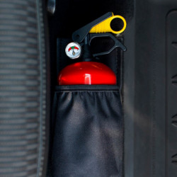 Držiak hasiaceho prístroja na suchý zips V2