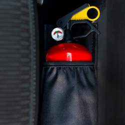 Držiak hasiaceho prístroja na suchý zips V2